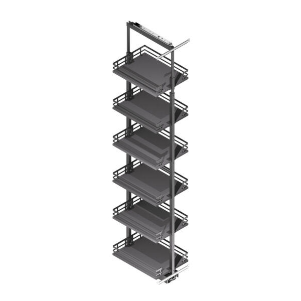 Pull-out frame FLAT with 6 baskets