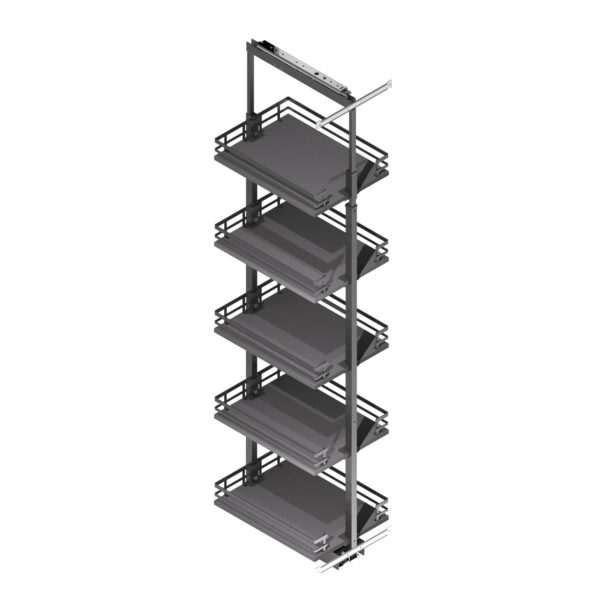 Pull-out frame FLAT with 5 baskets