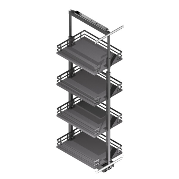 Pull-out frame FLAT with 4 baskets